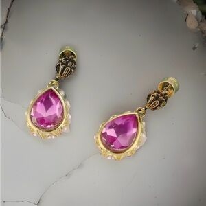 Kurt Geiger London Eagle Faux Pearl &
Crystal Drop Earrings🌟New Launch🌟